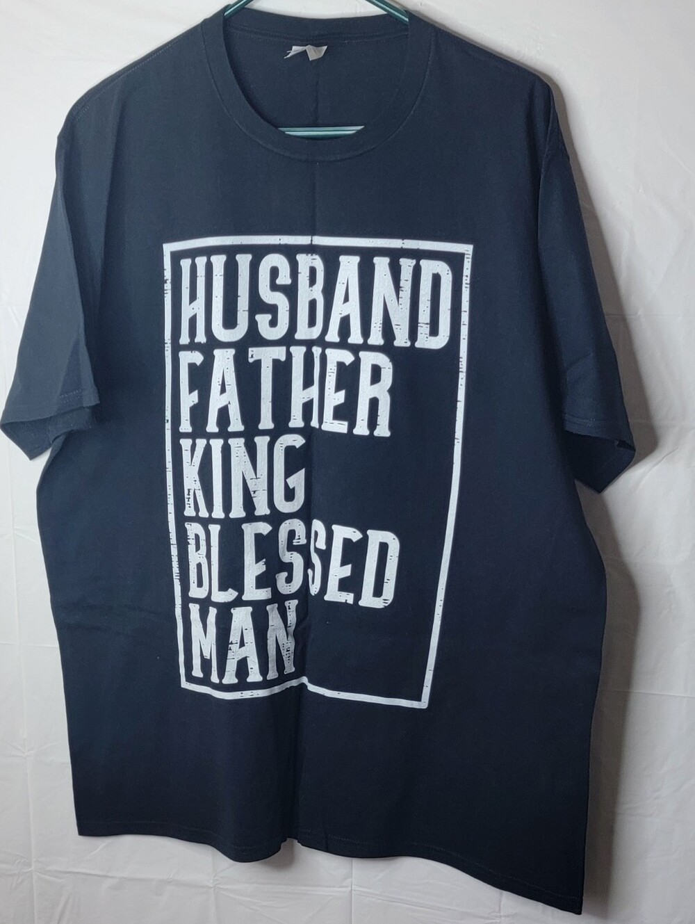 Black 'Husband Father King Blessed Man' Graphic Tee